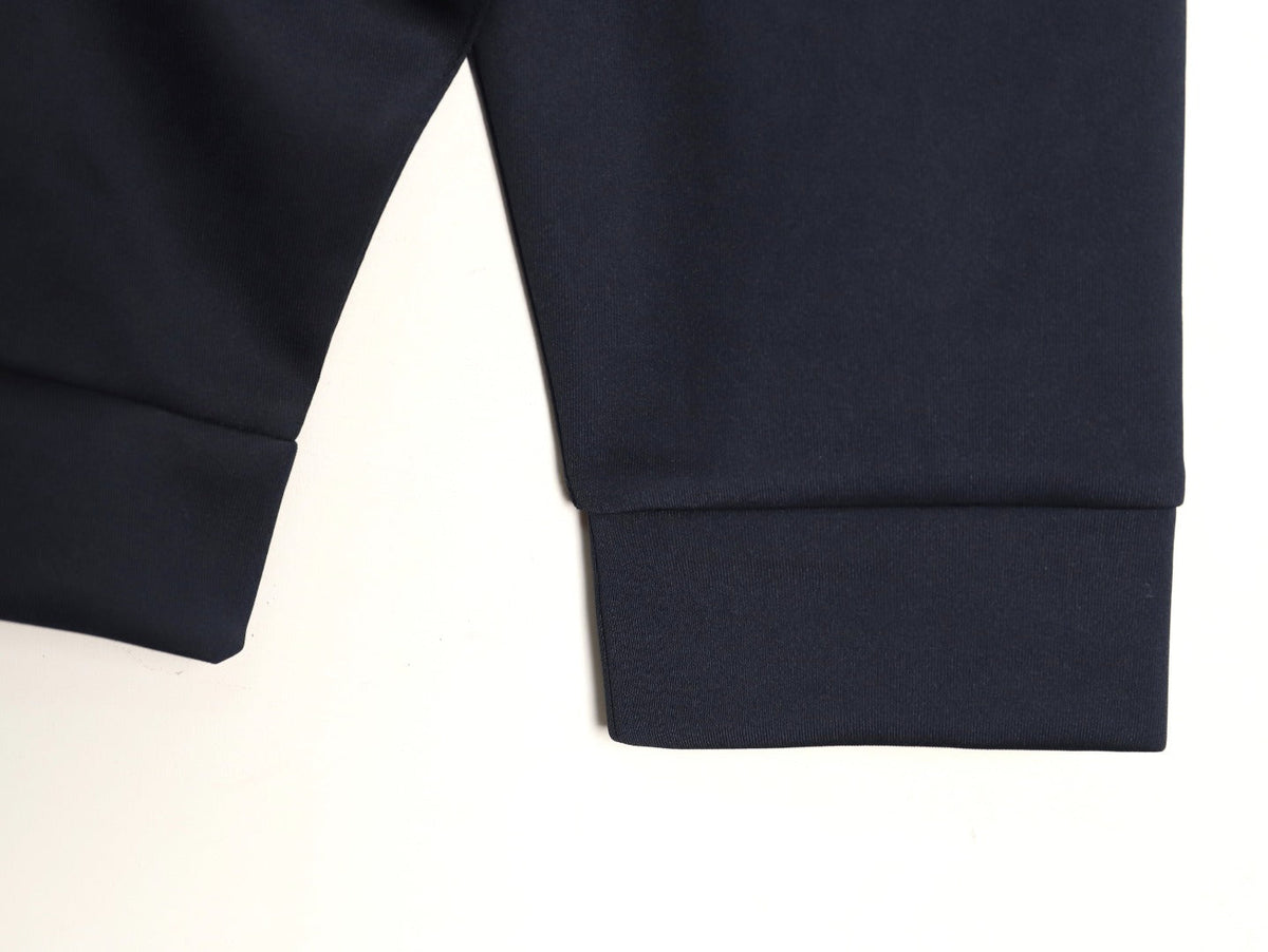 Prada Triangle-Label Detail Stand-Collar Zip Jacket - Navy
